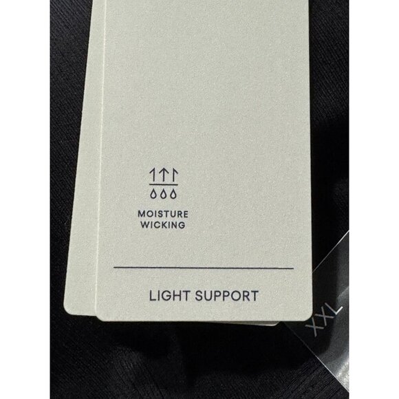 XXL - Womens Light Support Rib Triangle Bra - All In Motion - Black - Picture 4 of 8